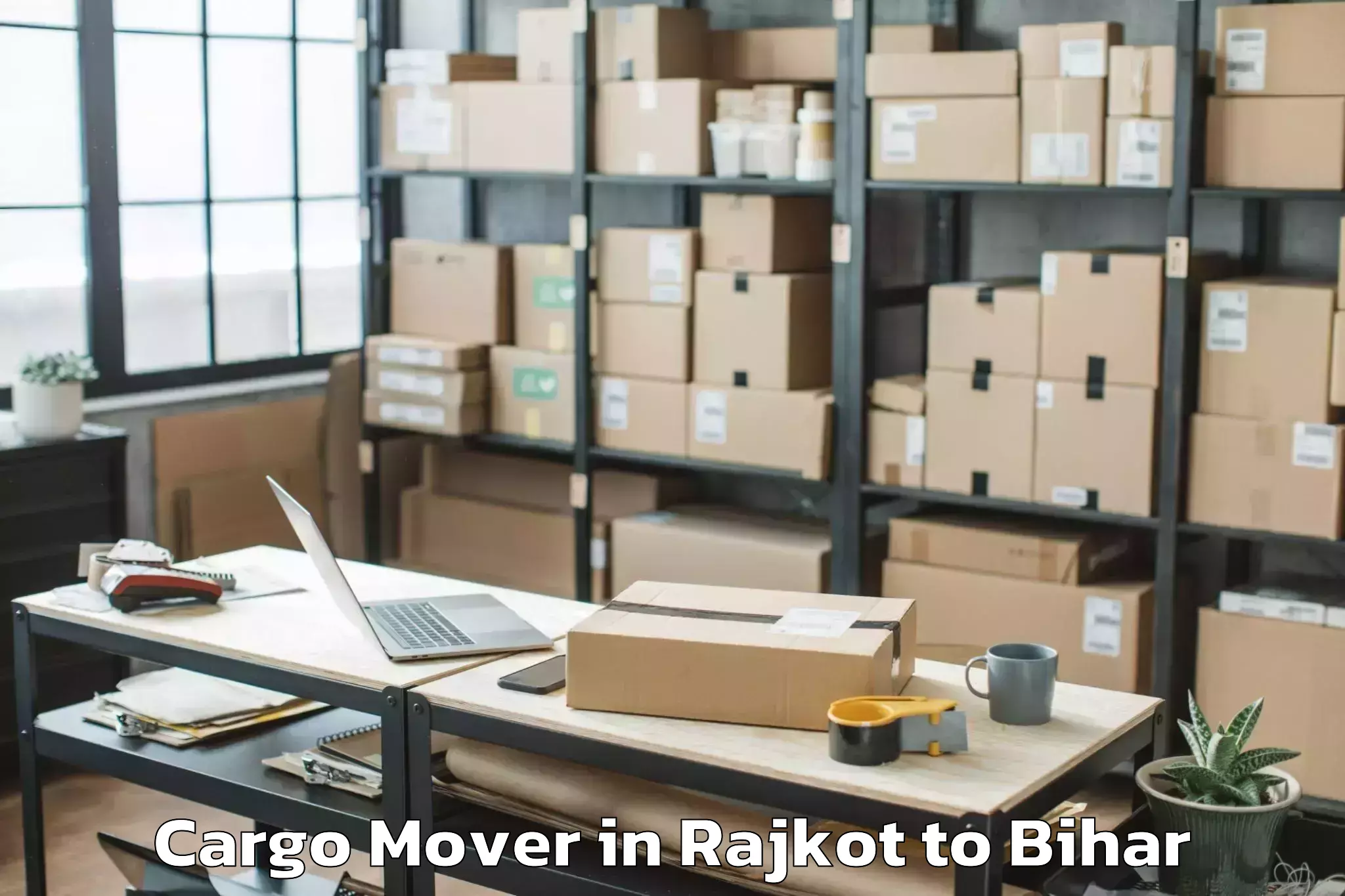 Top Rajkot to Begusarai Cargo Mover Available